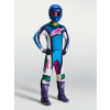 ALPINESTARS Motokrosový dres Techstar Maven 2027 – biela/modrá Blithe/zelená fluo