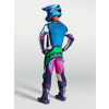 ALPINESTARS Motokrosový dres Techstar Maven 2027 – biela/modrá Blithe/zelená fluo