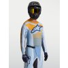 ALPINESTARS Motokrosový dres Techstar Maven 2027 – prašná modrá/mandarínková/čierna