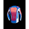 ALPINESTARS Detský motokrosový dres Youth Supertech Maven 2027 – biela/koralová Hot Coral/modrá Blithe