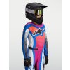 ALPINESTARS Detský motokrosový dres Youth Supertech Maven 2027 – biela/koralová Hot Coral/modrá Blithe