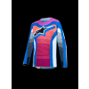 ALPINESTARS Detský motokrosový dres Youth Supertech Maven 2027 – biela/koralová Hot Coral/modrá Blithe