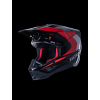 ALPINESTARS Motokrosová prilba Honda S-M5 ECE 22.06 – čierna/červená lesklá