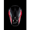 ALPINESTARS Motokrosová prilba Honda S-M5 ECE 22.06 – čierna/červená lesklá