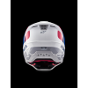 ALPINESTARS Motokrosová prilba Honda S-M5 ECE 22.06 – biela/modrá/červená lesklá