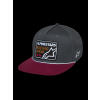 ALPINESTARS Šiltovka Intuitive Snapback – sivá/červená