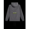 ALPINESTARS Voľnočasová vetrovka s kapucňou Speeder Chromium Windbreak – antracitová/výrazná žltá
