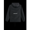 ALPINESTARS Voľnočasová vetrovka s kapucňou Speeder Chromium Windbreak – čierna/biela