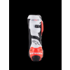 ALPINESTARS Športové odvetrané moto čižmy Supertech R Vented – čierna/biela/červená fluo