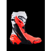 ALPINESTARS Športové odvetrané moto čižmy Supertech R Vented – čierna/biela/červená fluo