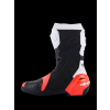 ALPINESTARS Športové odvetrané moto čižmy Supertech R Vented – čierna/biela/červená fluo