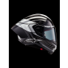 ALPINESTARS Integrálna prilba Supertech R10 Element ECE 22.06 – čierna Carbon/strieborná/čierna lesklá