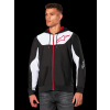 ALPINESTARS Mikina na zips s kapucňou Sessions V3 – čierna/biela/červená