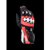 ALPINESTARS Kožené moto rukavice GP Pro R4 – čierna/červená fluo/biela