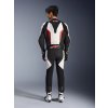 ALPINESTARS Kožená moto kombinéza GP Force V2 1-Piece – biela/čierna/červená fluo
