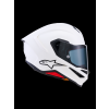 ALPINESTARS Integrálna prilba S-R7 Solid ECE 22.06 – biela lesklá