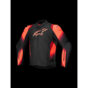 ALPINESTARS Nepremokavá športová moto bunda T-SP 1 V2 Waterproof – čierna/červená fluo