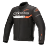 ALPINESTARS Nepremokavá moto bunda T-SP S Ignition Waterproof – čierna/biela/červená fluo