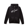 ALPINESTARS Mikina na zips s kapucňou Ageless Zip V3 – čierna/biela