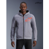 ALPINESTARS Ochranná moto mikina Chrome V2 Sport – sivá melírovaná/červená fluo
