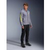 ALPINESTARS Ochranná moto mikina Chrome V2 Sport – sivá melírovaná/žltá fluo