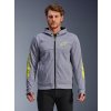 ALPINESTARS Ochranná moto mikina Chrome V2 Sport – sivá melírovaná/žltá fluo