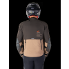 ALPINESTARS Textilná moto bunda AMT-8 Stretch Drystar XF – tmavá hnedá/tmavá khaki