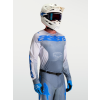 ALPINESTARS Motokrosový dres Racer Amber 2027 – popolavá sivá/svetloorgovánová/modrá UCLA