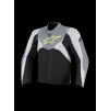 ALPINESTARS Nepremokavá športová moto bunda T-Jaws V4 Waterproof – čierna/ľadová sivá/tmavá sivá