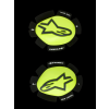 ALPINESTARS Kolenný slider GP Plus Knee Slider – žltá fluo/čierna