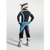 ALPINESTARS Motokrosový dres Supertech Vesta 2027 – čierna/tyrkysová
