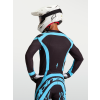ALPINESTARS Motokrosový dres Supertech Vesta 2027 – čierna/tyrkysová