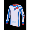 ALPINESTARS Motokrosový dres Supertech Vesta 2027 – svetloorgovánová/červená Cardinal