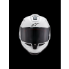 ALPINESTARS Integrálna prilba Supertech R10 Solid ECE 22.06 – biela lesklá/čierna matná