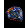 ALPINESTARS Integrálna prilba Limited Edition Supertech R10 Martinator Thai ECE 22.06 – modrá/čierna/červená/zlatá lesklá