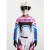 ALPINESTARS Motokrosový dres Supertech Dyna 2027 – biela/modrá Blithe/čierna/fialová