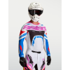 ALPINESTARS Motokrosový dres Supertech Dyna 2027 – biela/modrá Blithe/čierna/fialová