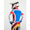 ALPINESTARS Motokrosový dres Supertech Dyna 2027 – biela/modrá Blithe/čierna/fialová