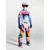 ALPINESTARS Motokrosový dres Supertech Dyna 2027 – biela/modrá Blithe/čierna/fialová