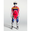 ALPINESTARS Motokrosový dres Supertech Dyna 2027 – ohnivočervená/biela/tmavomodrá/modrá