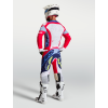 ALPINESTARS Motokrosový dres Supertech Dyna 2027 – ohnivočervená/biela/tmavomodrá/modrá