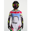 ALPINESTARS Motokrosový dres Supertech Dyna 2027 – svetloorgovánová/zelená fluo/čierna