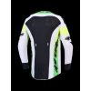 ALPINESTARS Motokrosový dres Supertech Dyna 2027 – svetloorgovánová/zelená fluo/čierna