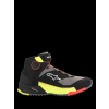 ALPINESTARS Moto topánky CR-X Drystar – čierna/žltá fluo/červená fluo