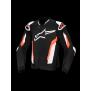 ALPINESTARS Odvetraná športová moto bunda T-GP Air – čierna/červená fluo