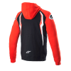 ALPINESTARS Mikina na zips Honda Zip – červená/čierna