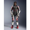 ALPINESTARS Dámska dvojdielna kožená moto kombinéza Stella GP-R7 2-Piece – čierna/biela/červená fluo