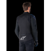 ALPINESTARS Nepremokavá športová moto bunda T-Jaws V4 Waterproof – čierna/tmavá modrá/modrá Blithe