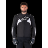 ALPINESTARS Nepremokavá športová moto bunda T-Jaws V4 Waterproof – čierna/biela