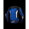 ALPINESTARS Odvetraná športová moto bunda T-GP Air – jasná modrá/námornícka modrá/biela